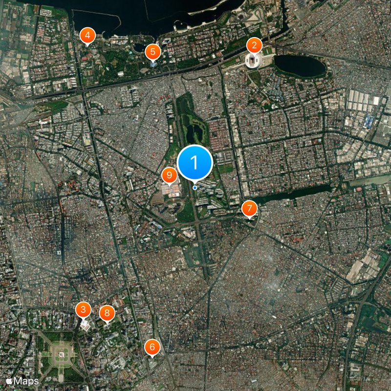 Kemayoran Airport Map