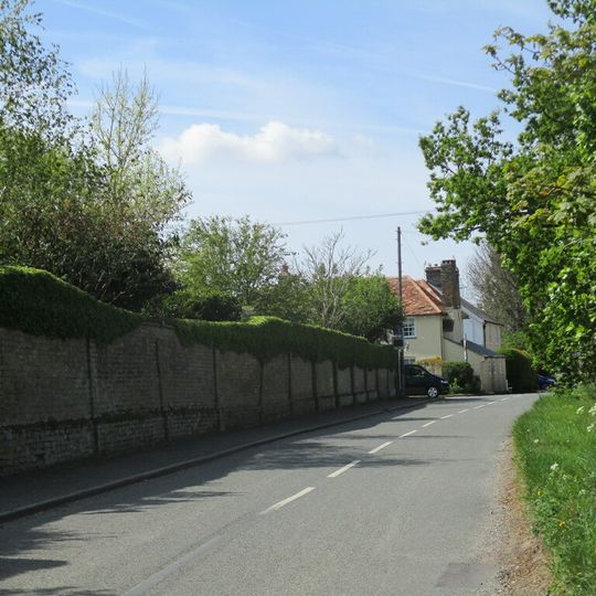 Garden Wall At Hinxworth House