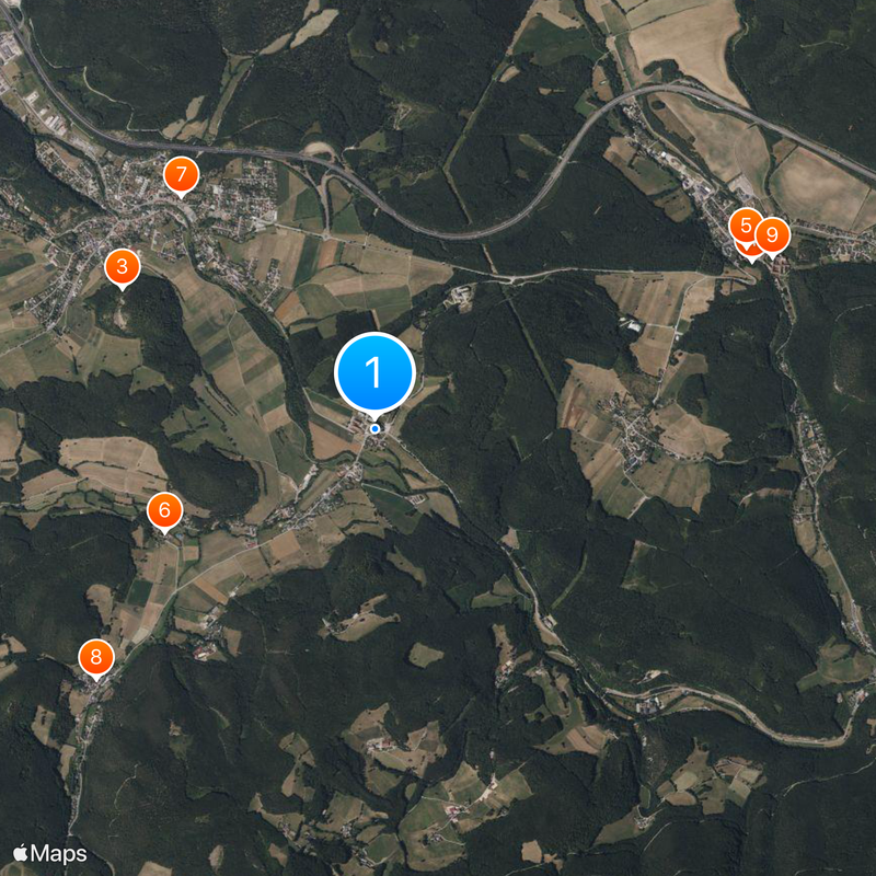 Mayerling Map