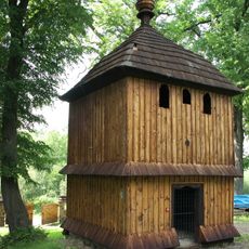 Bell tower at church of the Transfiguration in Czerteż