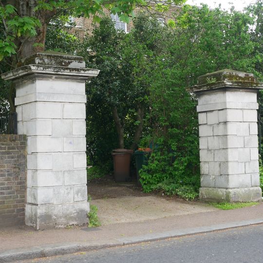 Gate Piers To North Of Colonnade House