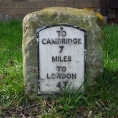 Milestone, High Street, S of Kingfisher Close