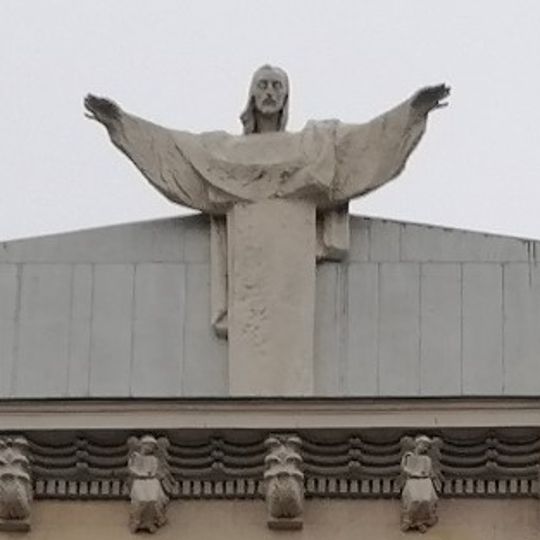 Tympanum of the Cathedral of Christ the King in Katowice