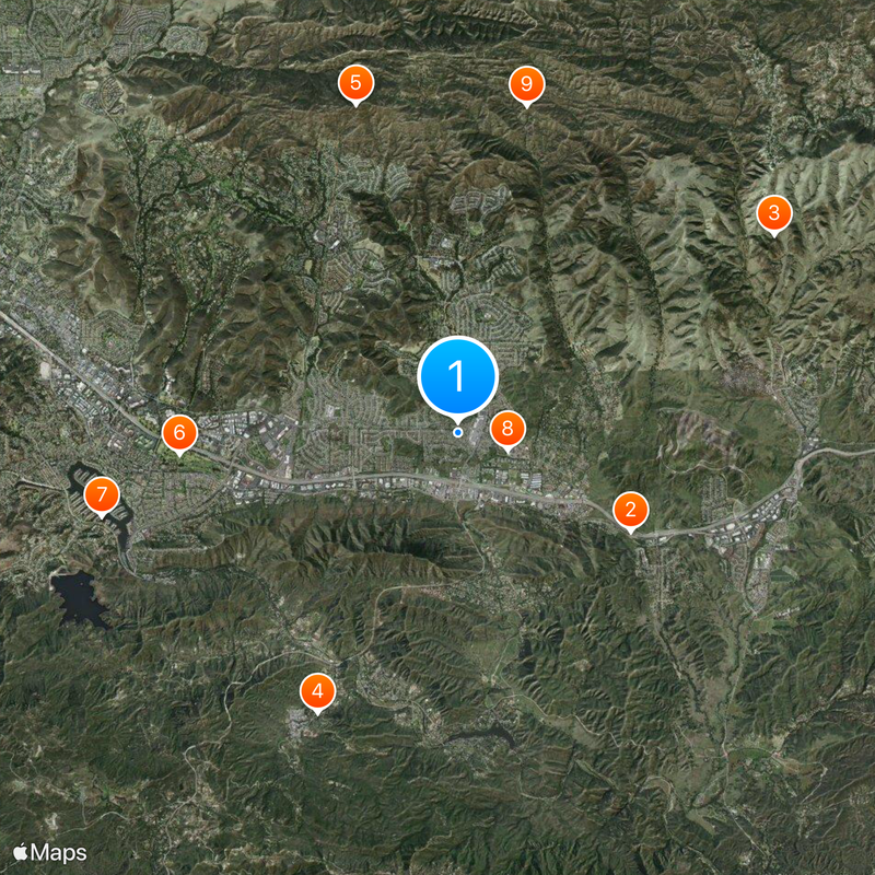 Agoura Hills Mapa