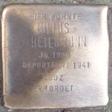 Stolperstein dedicated to Julius Heilbrunn