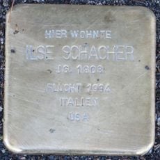 Stolperstein dedicated to Ilse Schacher