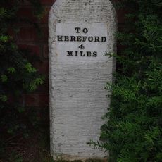 Milestone In Front Of Sutton Mission Hall