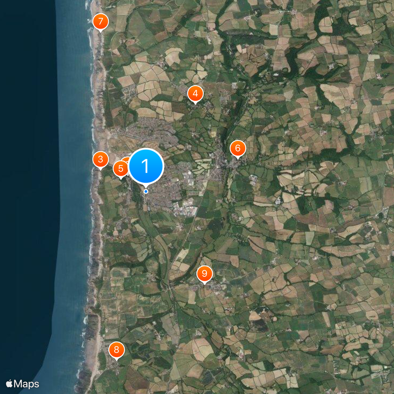 Bude Map