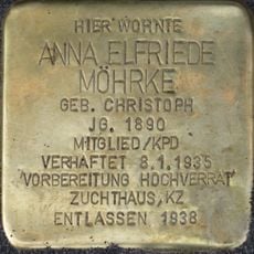 Stolperstein en memoria de Anna Elfriede Möhrke