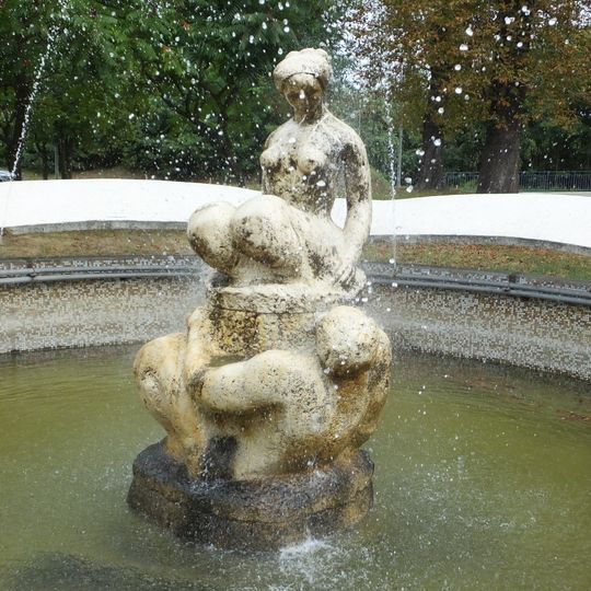 Kochankowie fountain in Wrocław