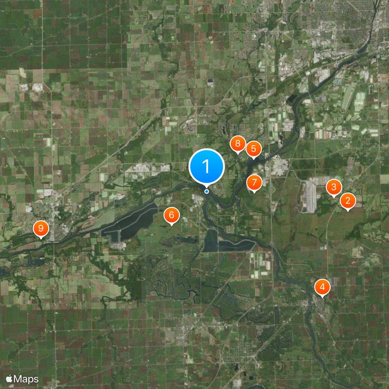 Illinois River Map
