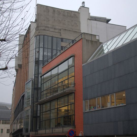 Voormalige drukkerij van het dagblad Le Peuple