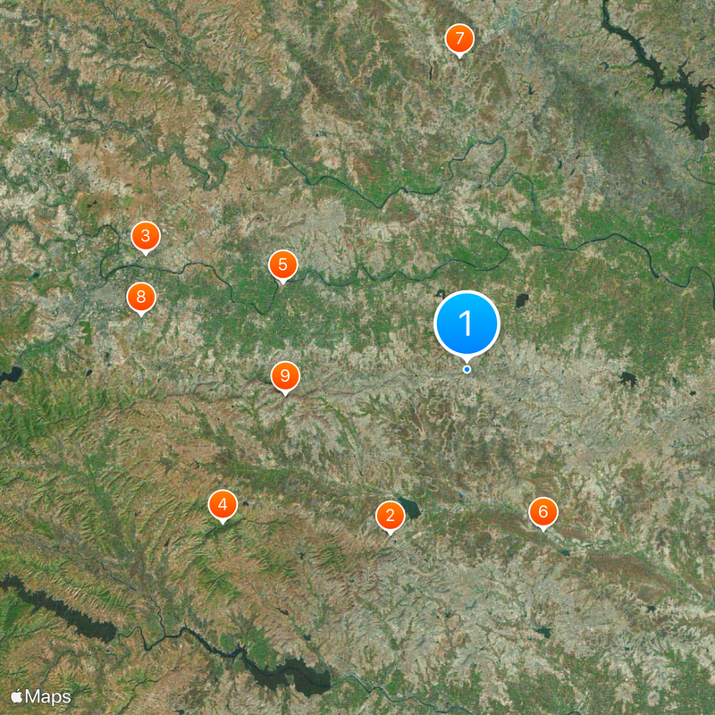 Bhuleshwar Temple, Pune Mapa