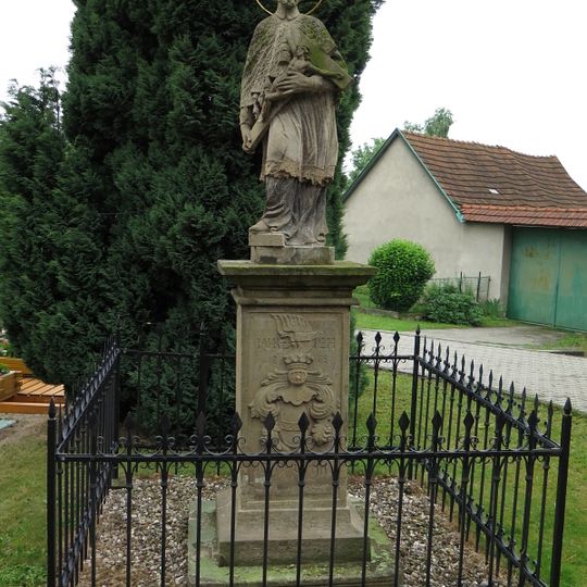 Statue of John of Nepomuk in Krchleby