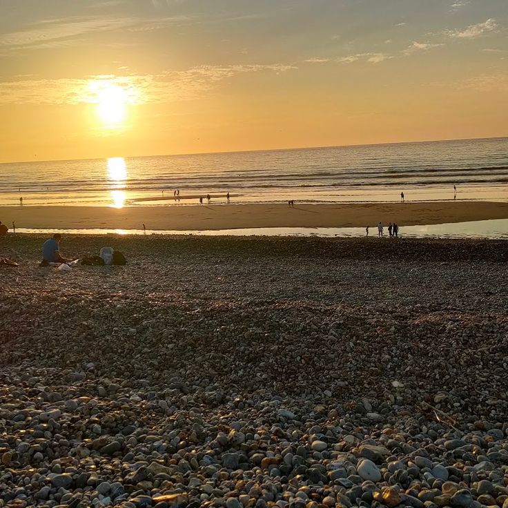 Esplanade du bord de mer à Dieppe