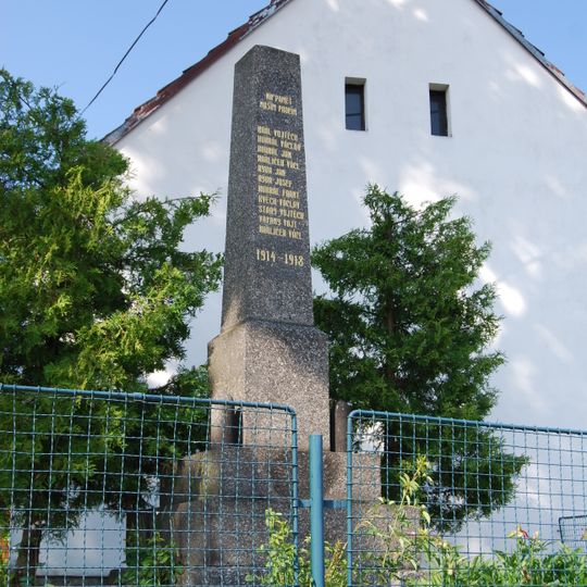 World War I memorial in Jehnědno