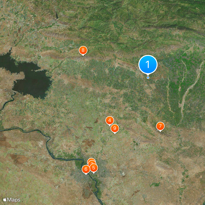 Nineveh plains Map