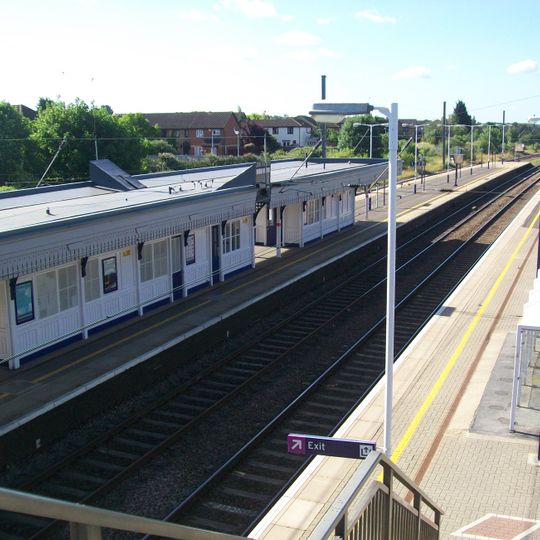 Railway Platform Building At Biggleswade Station