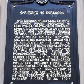 Capitol of Sorsogon historical marker