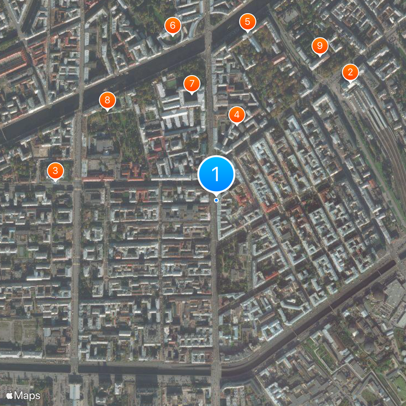 Tekhnologichesky Institut Map