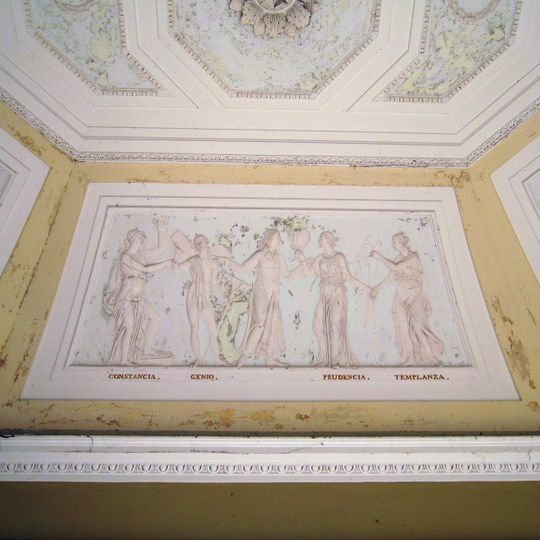 L'Acadèmia. Cúpula del pavelló de Carles IV