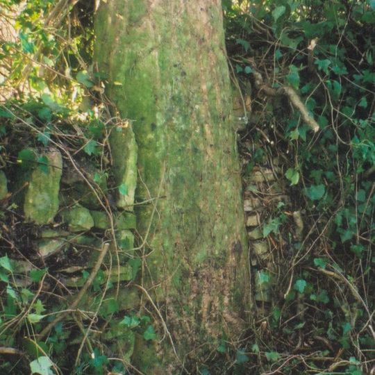 Milestone, 100m S of crossroads where Turnpike Cottage stands on road leading to Whispering Knights