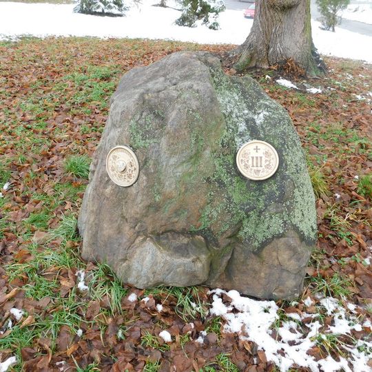 III. zastavení křížové cesty ve Štěchovicích