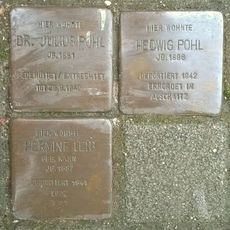 Stolperstein dedicated to Hedwig Pohl