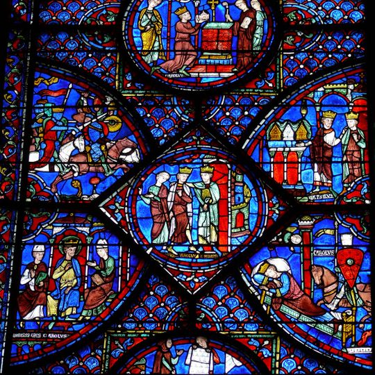 Stained glass windows of Chartres