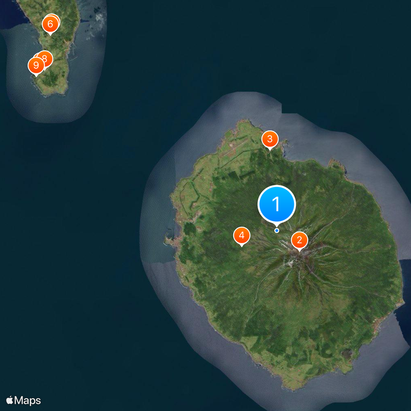 Rishiri Island Map