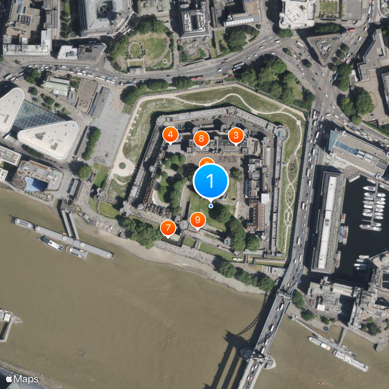 Tower Green Map