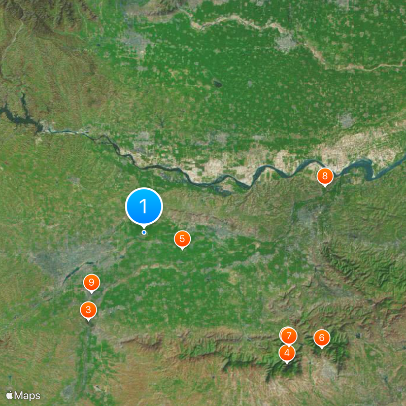 White Horse Temple Map