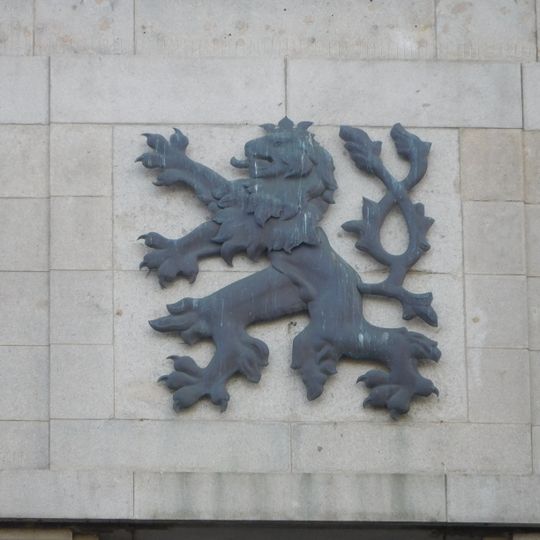 Czech coat of arms at Václavské náměstí 44