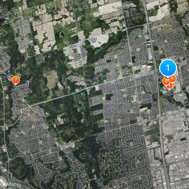 Canada’s Wonderland Karte