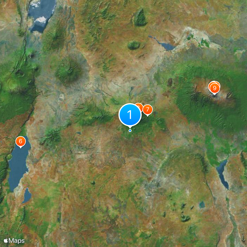 International Criminal Tribunal for Rwanda Map