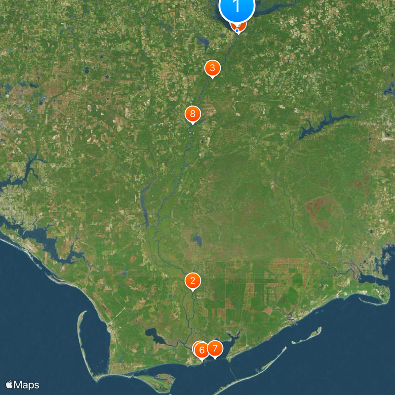 Apalachicola River Map