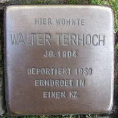 Stolperstein dedicated to Walter Terhoch