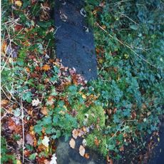 Milestone, Little Frith Wood, near jct with A4