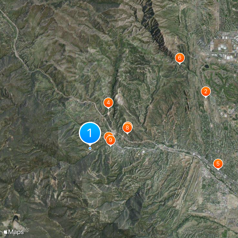 Manitou Incline Carte