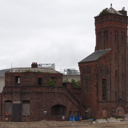 Hydraulic Engine House at Bramley Moore Dock