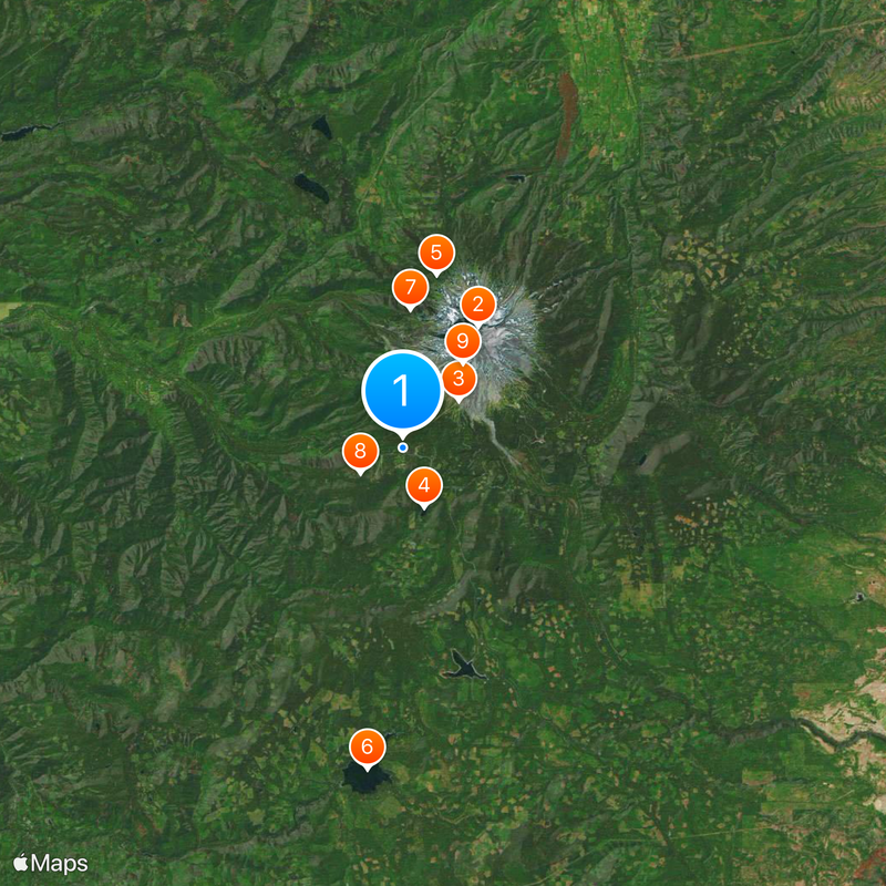 Government Camp Map