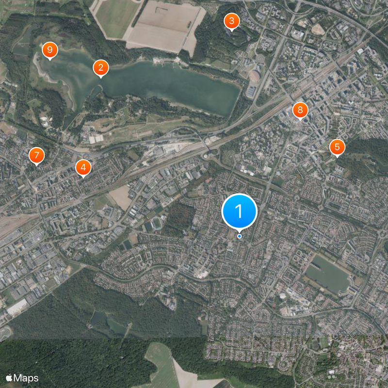 Montigny-le-Bretonneux Map