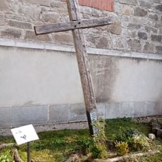 VIII. zastavení křížové cesty u kostela na Hluboké