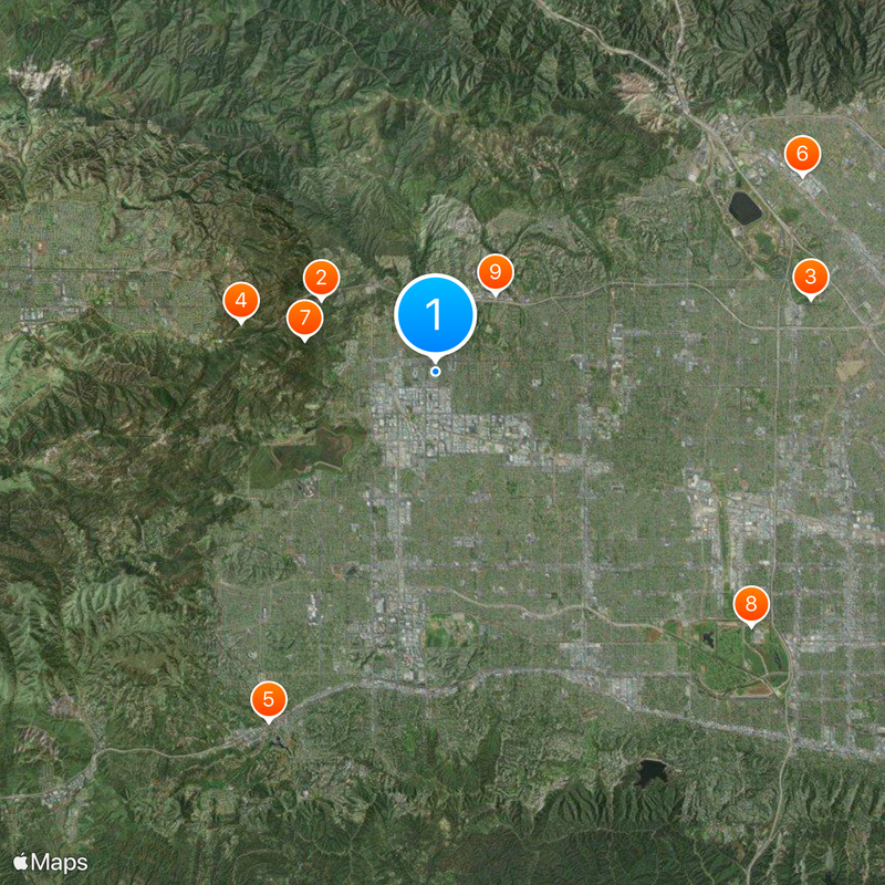 Chatsworth High School Map