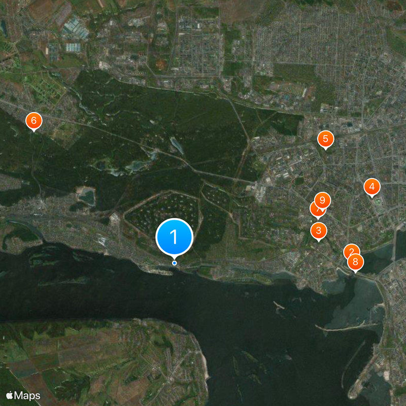 Temple of All Religions Carte