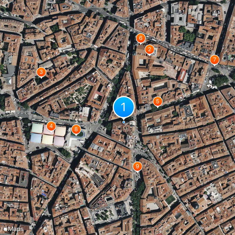 Barrio de La Latina Map