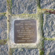 Stolperstein dedicated to Martha Weidmann
