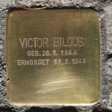 Stolperstein dedicated to Victor Bilous