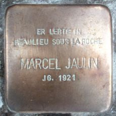 Stolperstein à la mémoire de Marcel Jaulin