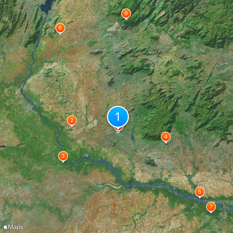 Namakkal Anjaneyar Temple Map
